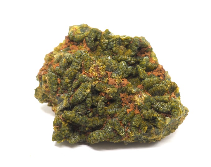 Epidote 60mm x 55mm (94 grams). Ethically sourced and fair trade mineral.