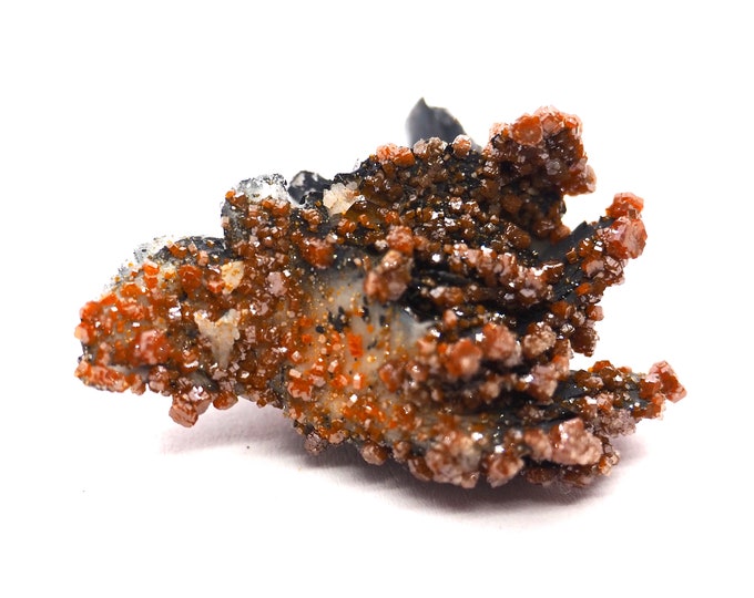 Vanadinite crystals on barite 40mm x 30mm (19 grams)