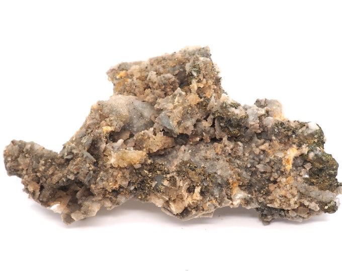 Pyrite calcite quartz barite 140mm x 80mm (212 grams)