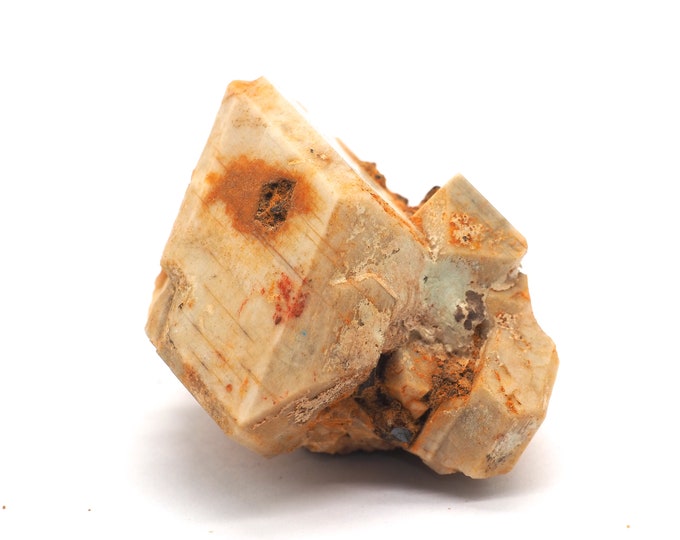 Orthoclase 40mm x 30mm (37 grams). Orthoclase with andradite garnet. Ethically sourced and fair trade mineral. Good quality.