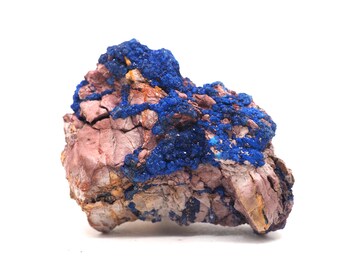 Azuriet kristallen 40mm x 40mm (45 gram). Ethically sourced and fair trade mineral. Uitstekende kwaliteit, ethisch gemijnd. Azuriet Marocco.