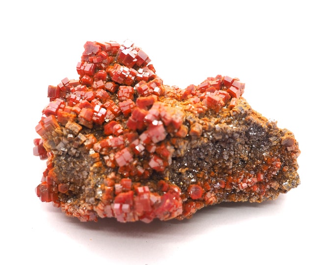 Vanadinite Crystals 70mm x 45mm (166 grams)