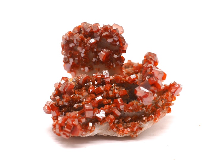 Vanadinite on baryte 50mm x 35mm (51 grams)