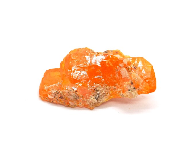 Pure Wulfenite leaf 21mm x 11mm - 2 grams