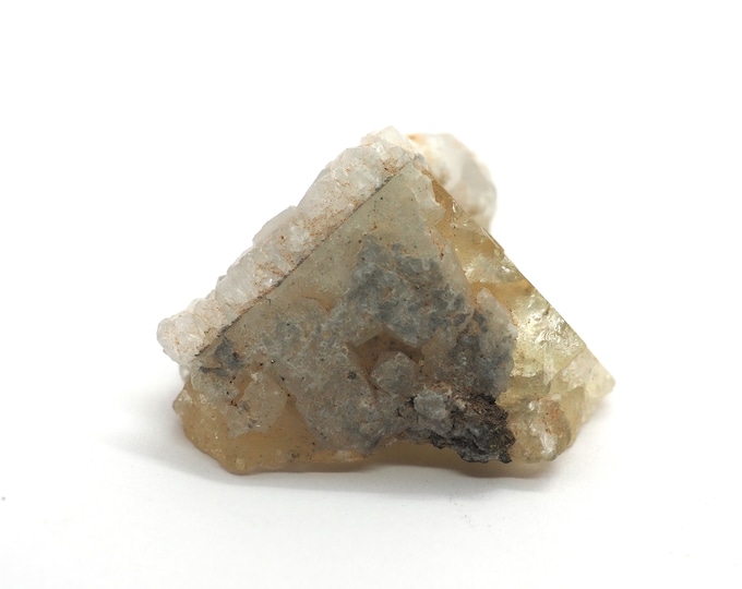 Fluorite with quartz 45 mm x 30 mm (28 grams)