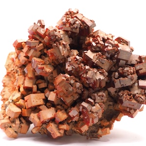 Vanadinite 120mm x 90mm (821 grams). Pure Vanadinite bunches. Ethically sourced and fair trade mineral. Rare, special unique find!!