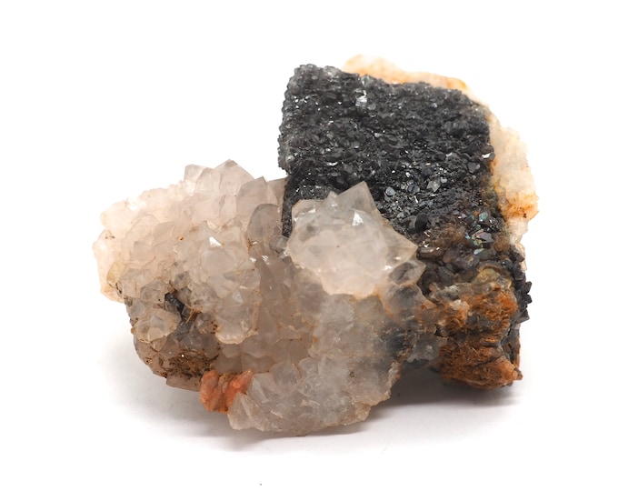 Galenite with quartz 55 mm x 50 mm (120 grams) Galena lead ore