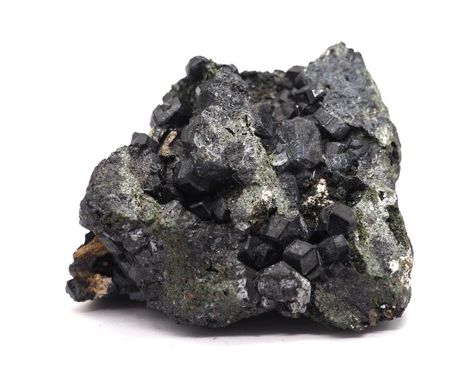 Andradite Garnet 60mm x 55mm (158 grams). Beautiful quality. Pure energy. Fair trade minerals. Ethically sourced.