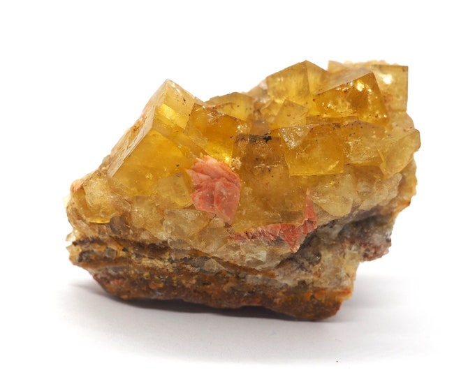 Fluorite clusters 55 mm x 40 mm (253 grams) Ethically sourced and fair trade mineral.