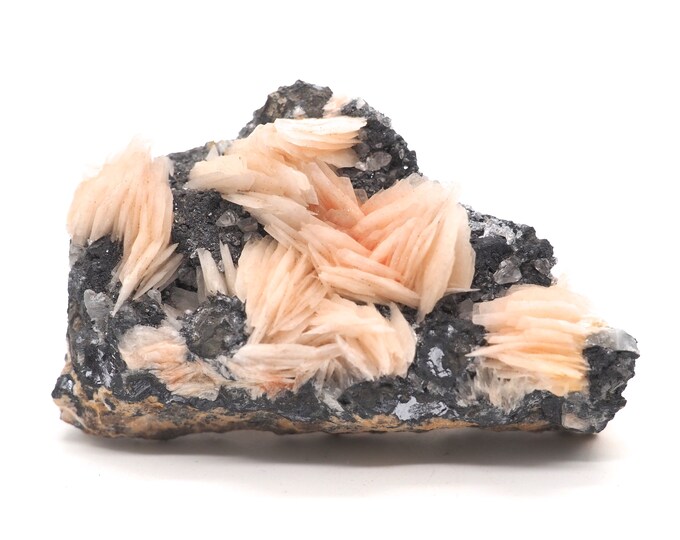 Cerussite Barite 65mm x 35mm - 96 grams. Ethically sourced and fair trade mineral.