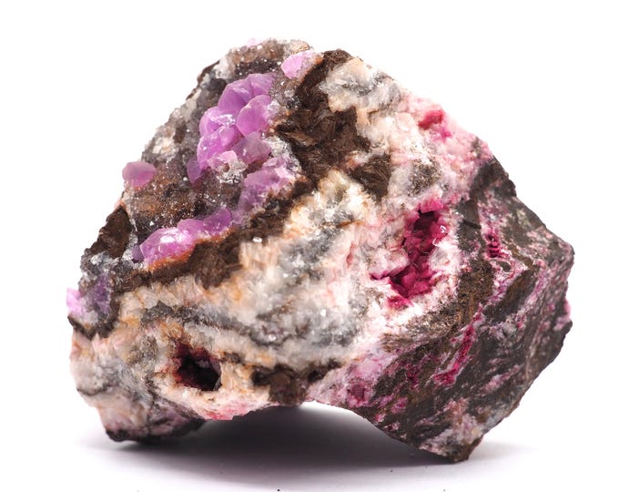 Cobalto calcite 70mm x 50mm (182 grams). Special find. Pure cobalt calcite. Pure energy. Ethically sourced and fair trade mineral.