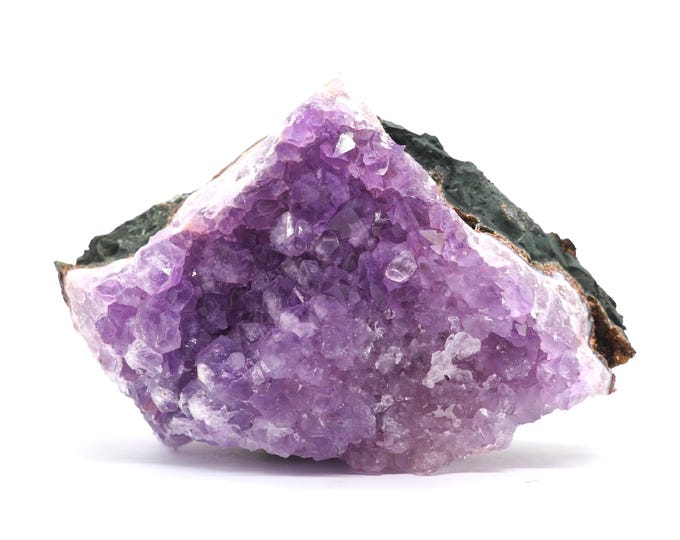 Amethyst 105mm x 70mm - 303 grams. Ethically sourced and fair trade mineral. Amethyst from Morocco. Purple, pure energy. Nice big piece.