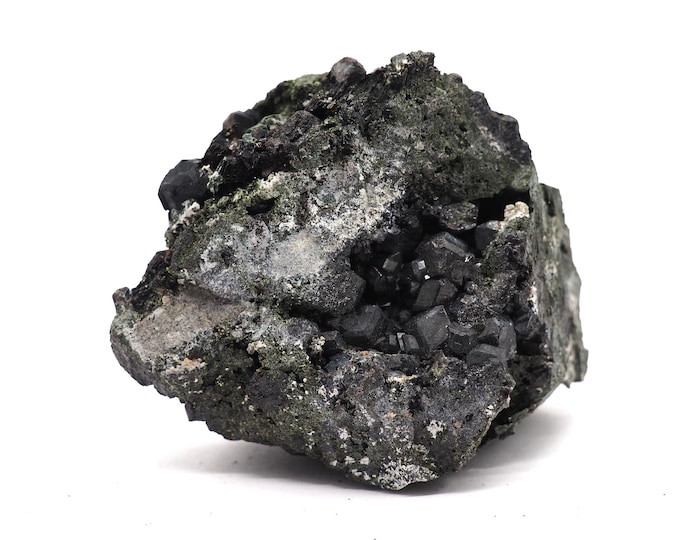 Andradite Garnet 75mm x 60mm (187 grams). Beautiful quality. Pure energy. Fair trade minerals. Ethically sourced.