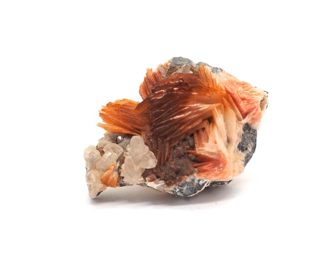 Cerussite Barite 40mm x 30mm - 41gram. Ethically sourced and fair trade mineral. Nice quality. Straight from the mine. Clear energy.
