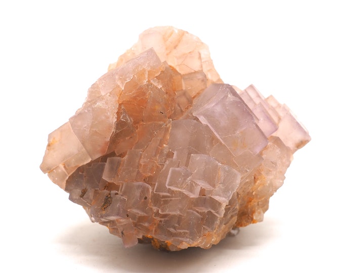 Fluorite 110mm x 90mm (689gram). Ethically sourced and fair trade mineral.