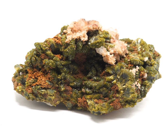 Epidote with quartz 100mm x 60mm (261 grams). Ethically sourced and fair trade mineral.