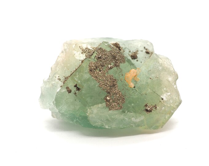 Fluorite with pyrite 40mm x 25mm (33 grams)