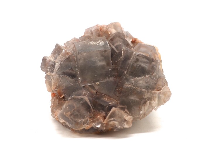 Fluorite cluster 50mm x 45mm (75 grams). Ethically sourced and fair trade mineral.