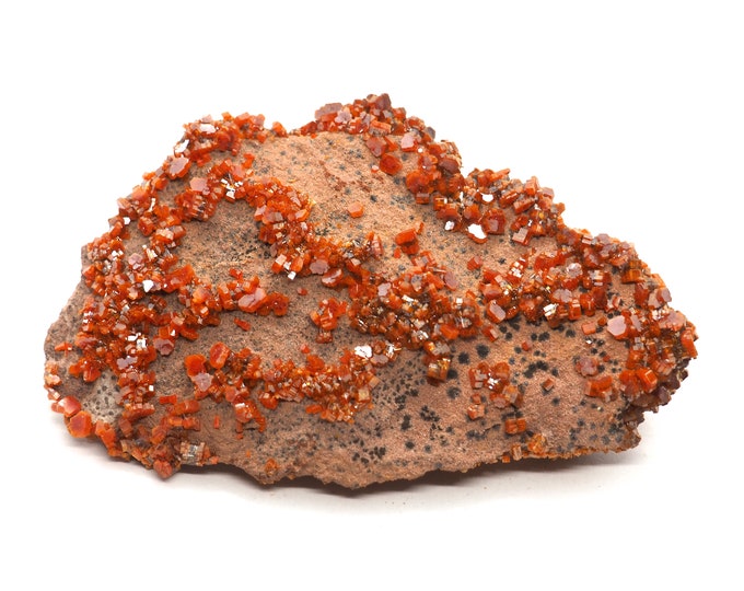 Vanadinite Crystals 80mm x 50mm (62 grams)