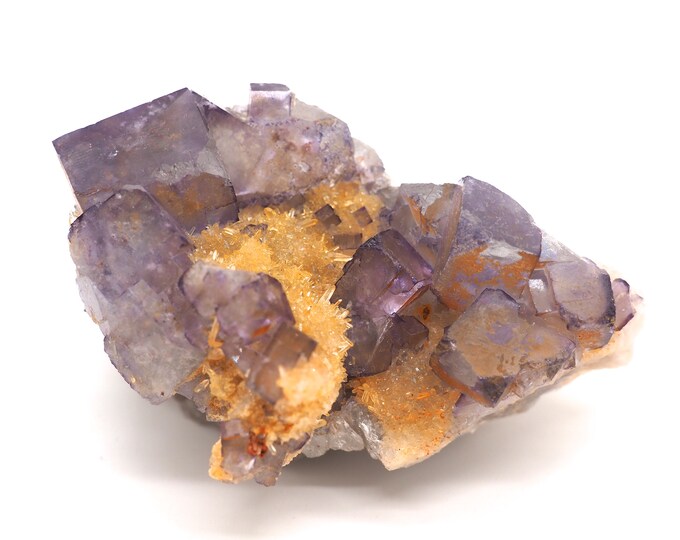 Fluorite calcite 65mm x 50mm (133 grams)