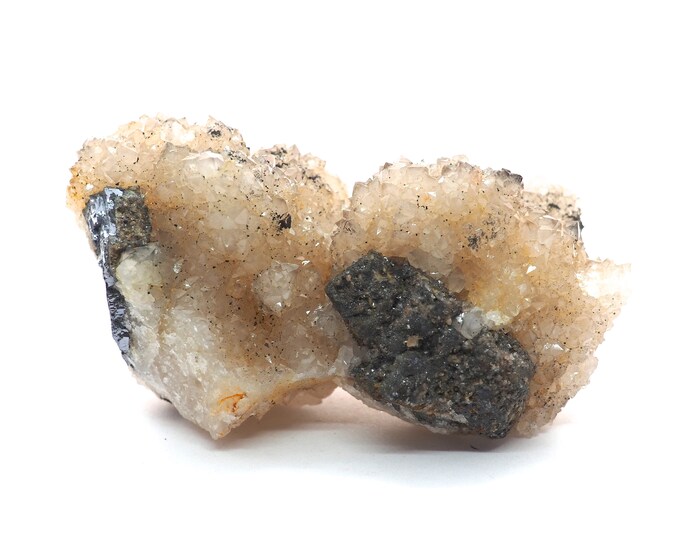 Calcite with Galena and Sphalerite 95mm x 55mm (237 grams)