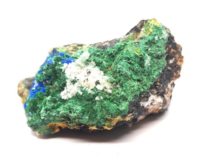 Malachite with azurite 55mm x 40mm (56 grams)