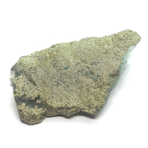 Pyrite on fluorite 50 mm x 30 mm (25 grams)