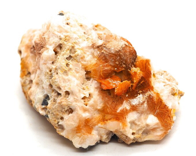 Wulfenite on matrix 70mm x 50mm - 177 grams