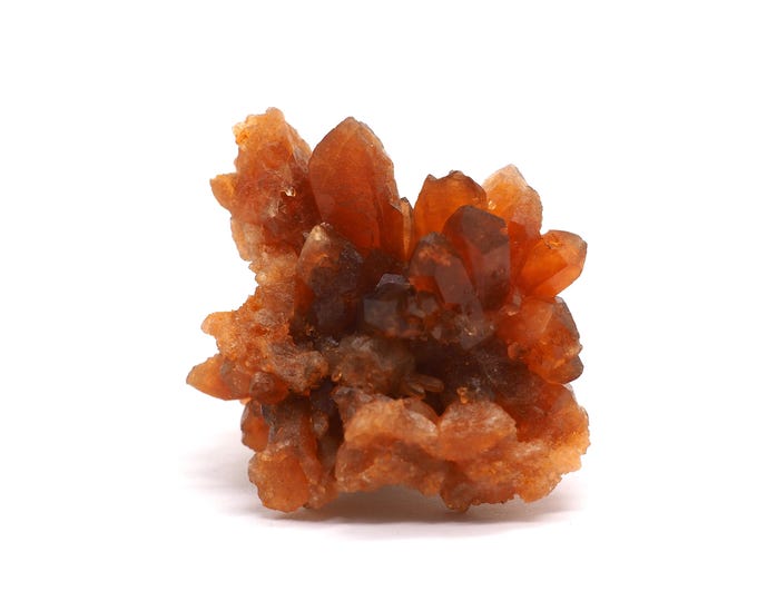 Citrine cluster 45mm x 40mm - 24 grams. Rare find. Honey colour. Ethically sourced fair trade mineral. Pure quality. Citrine Points