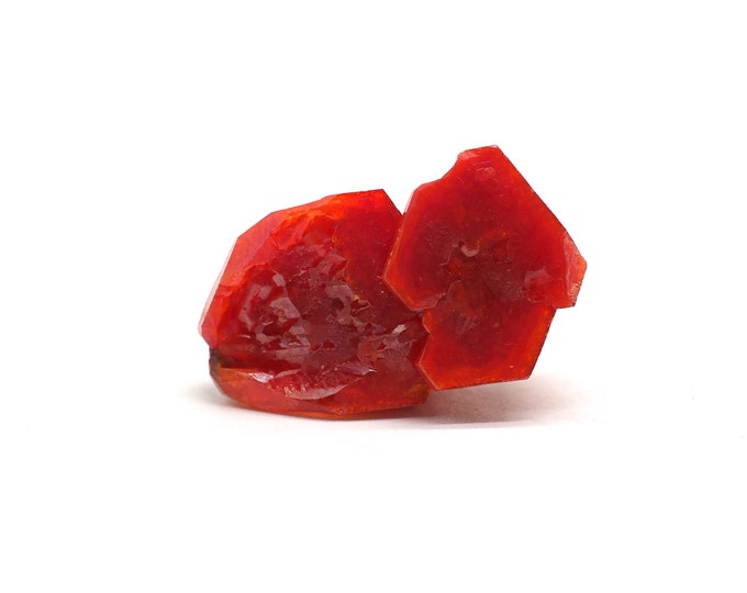 Pure Vanadinite Crystal 27mm x 16mm (13 grams). Ethically sourced and fair trade mineral.