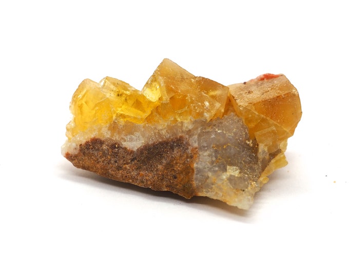 Fluorite with quartz 45 mm x 25 mm (24 grams)