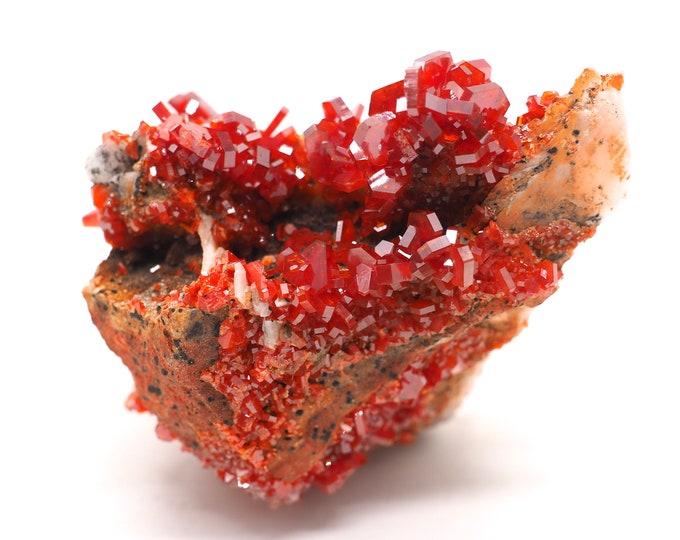 Vanadinite barite 60mm x 50mm (131 grams)