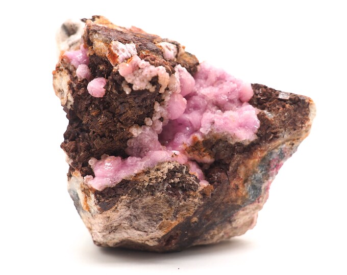 Cobalto calcite 90mm x 65mm (321 grams) Ethically sourced and fair trade mineral.