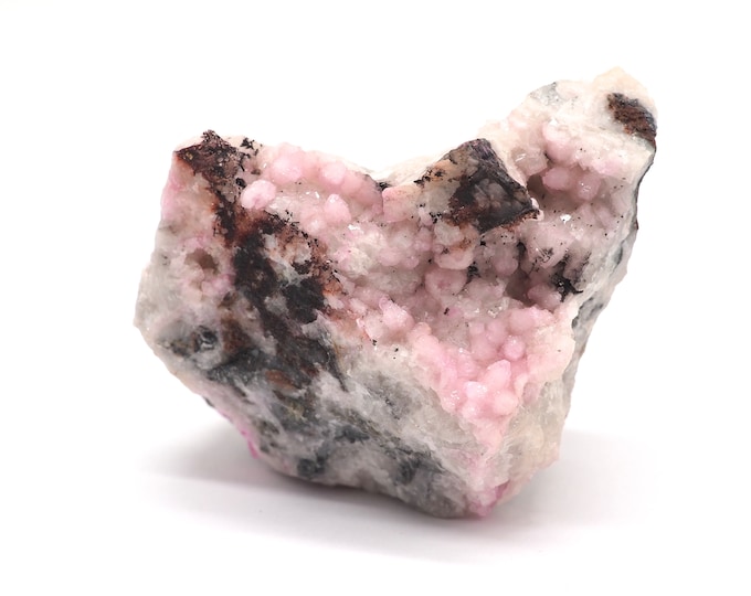 Cobalto calcite 80mm x 55mm (326 grams) Ethically sourced and fair trade mineral.