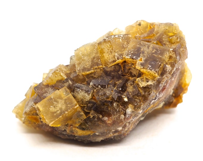 Yellow fluorite cutters (85 mm x 50 mm (191 grams)