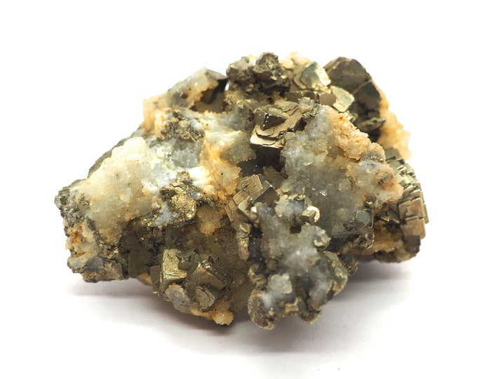 Pyrite with quartz 60 mm x 50 mm (94 grams)