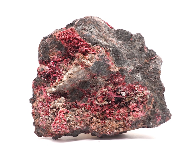 Erythrite 75mm x 70mm (167 grams). Ethically sourced and fair trade mineral. Rosaliet, beautiful piece.