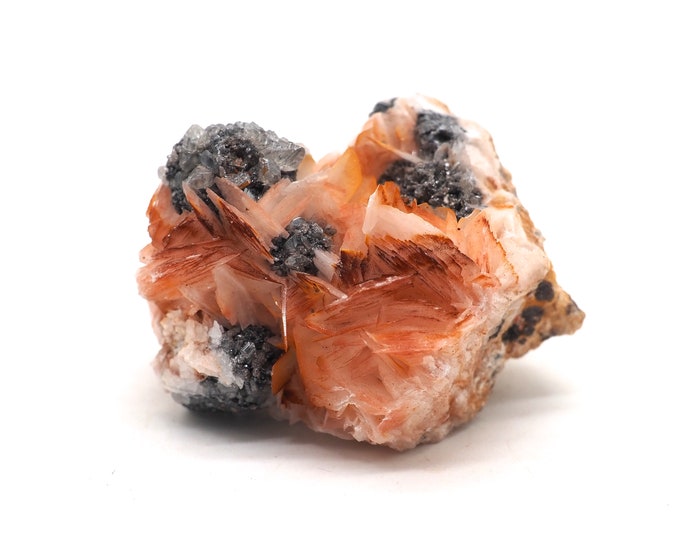 Cerussite Barite 40mm x 30mm - 77grams. Ethically sourced and fair trade mineral.