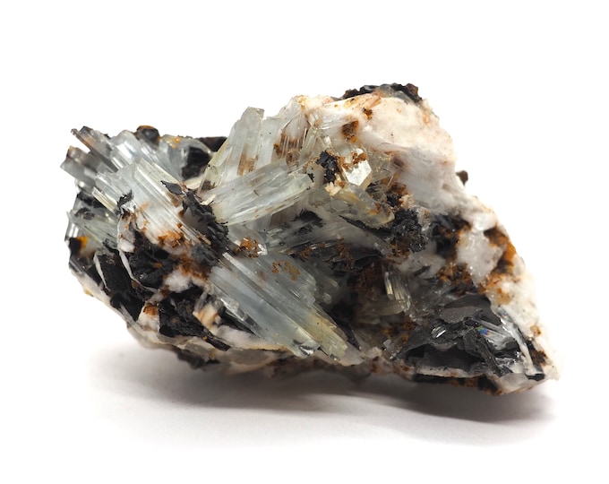 Clear blue barite 70mm x 45mm (135 grams)
