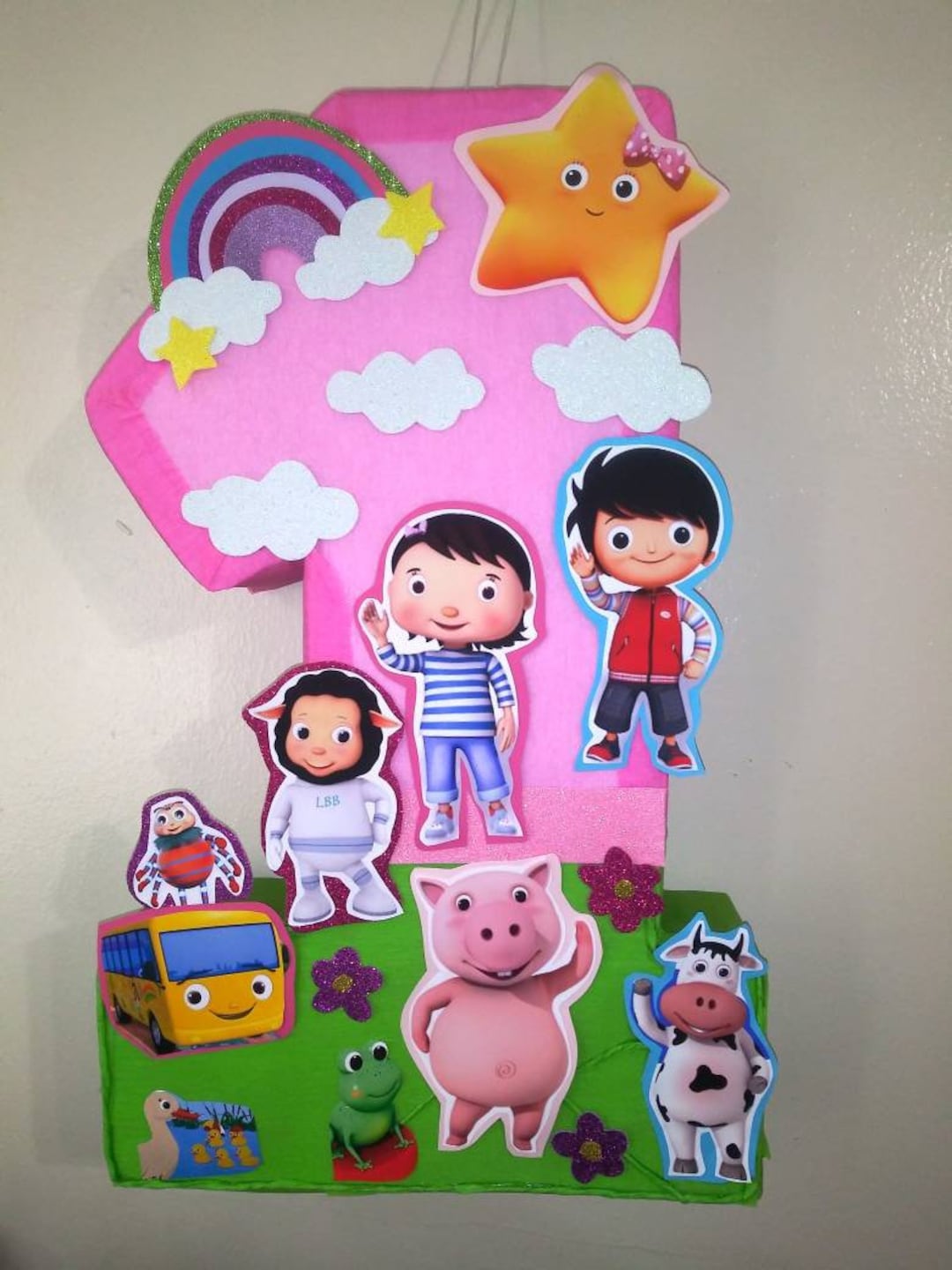 Express Baby Bum Pinata Baby Bum Number Pinata Inspired Baby Bum