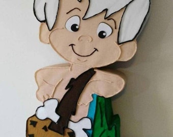 Bam bam pinata inspired bam bam party pinata inspired the Flintstones piata Flintstones birthday party