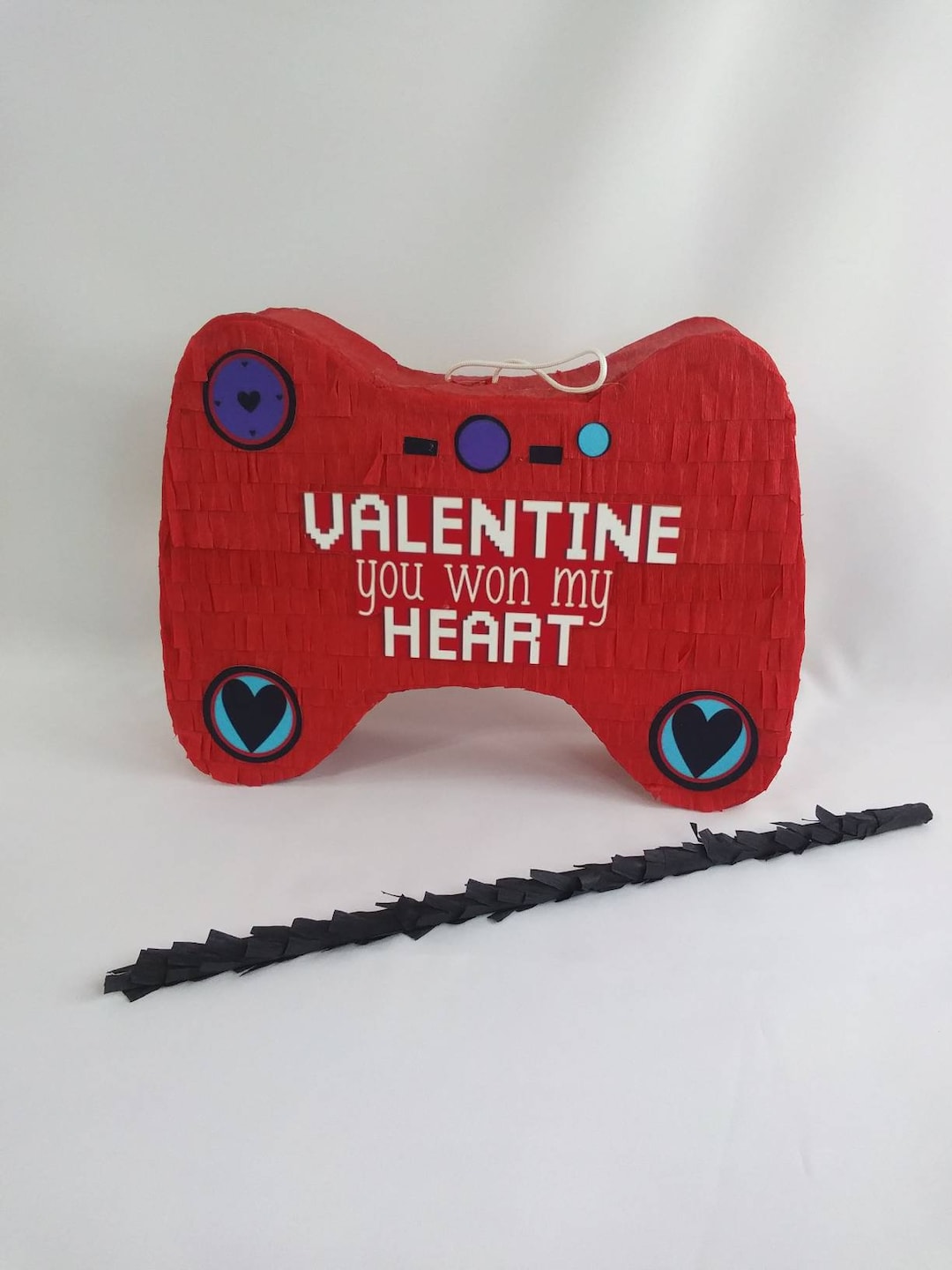 Small Valentine's Pinata, Control Red Pinata Gamer Pinata Control