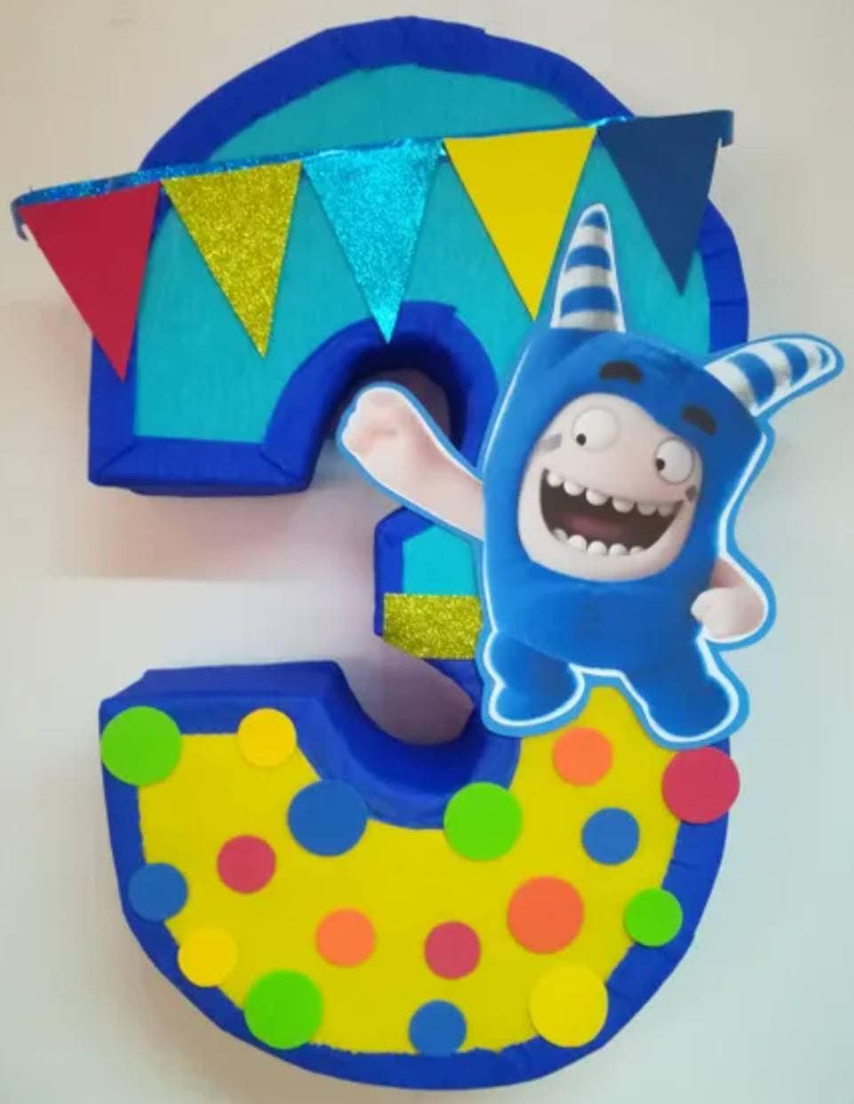 Oddbod pinata inspired pinata oddbods  Oddbods pinata pinata birthday party party supplies