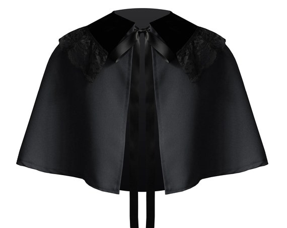 Renaissance Medieval Theater Steampunk Victorian Gothic Collar Capelet