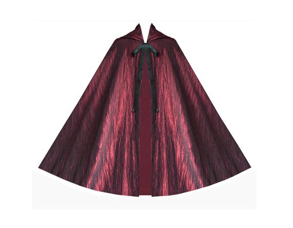 Gothic Steampunk Victorian Medieval Renaissance Western Pirate Knight Civil War Capelet Cloak Cape .