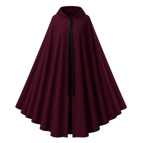 Victorian Medieval Cloak Mens Womens Gothic Cape Steampunk Renaissance Pirate Civil War Halloween Costume Stage History Hooded Cape Cloak .
