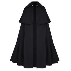 Men Cape Women Victorian Cloak Steampunk Medieval History Reenact Theater Knight Stage Civil War Gothic Halloween Pirate Larp Renaissance.