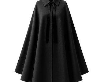 Gothic Steampunk Cape Victorian Medieval Collar Renaissance Western Cloak Pirate Civil War Clothing Cosplay Halloween Costume Stage Outfit.