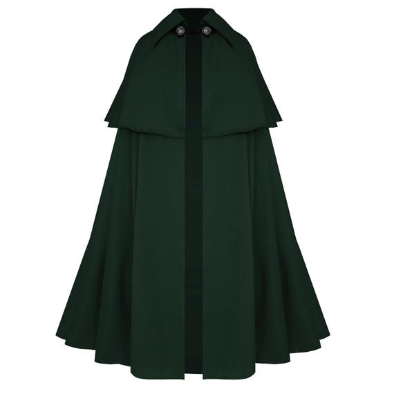 Men Women Victorian Cape Steampunk Medieval Clothing History Reenactment Cloak Theater Knight Wear Civil War Gothic Pirate Larp Renaissance.