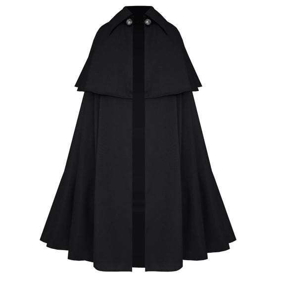 Men Women Victorian Cape Steampunk Medieval Clothing History Reenactment Cloak Theater Knight Wear Civil War Gothic Pirate Larp Renaissance.